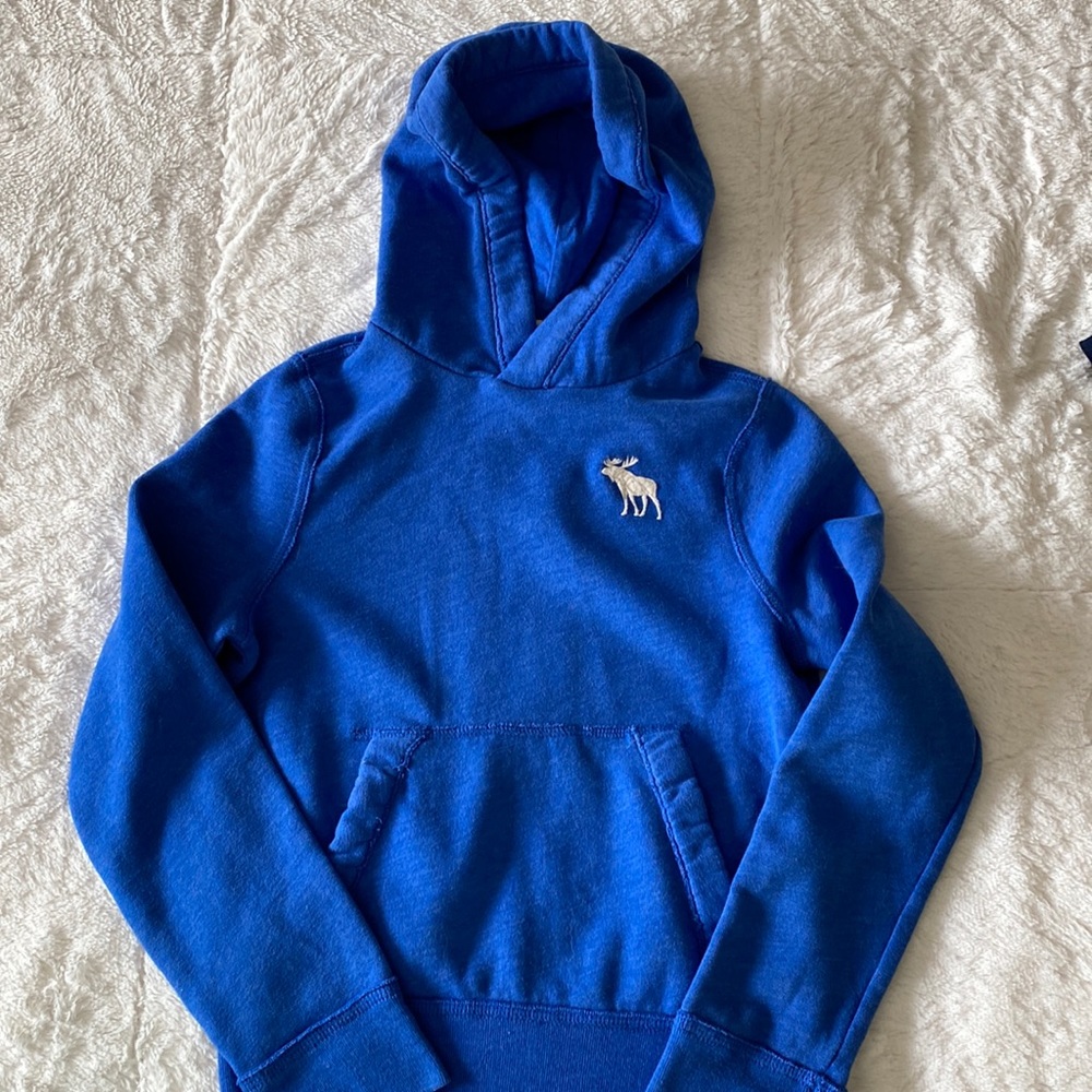 Abercrombie Kids size S blue hoodie.